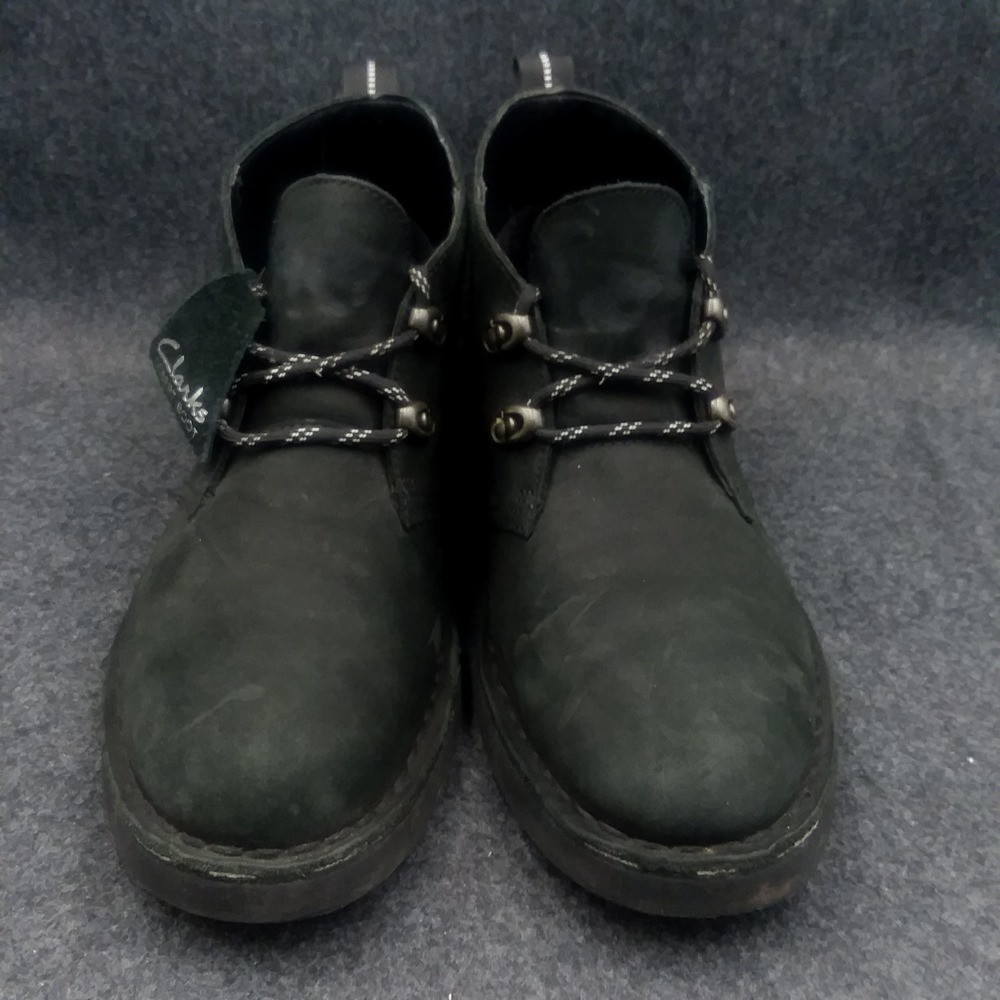 Clarks‎ Desert Boot Mens US 7M Black Gore-Tex Leather Lace-Up Ankle Boots - Picture 10 of 14